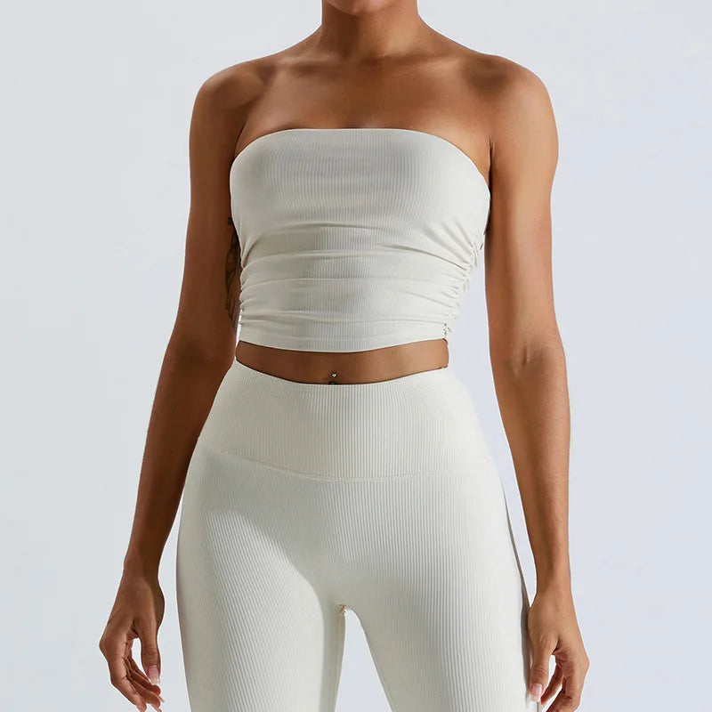 Beyours FlexGlow™ Strapless Yoga Top
