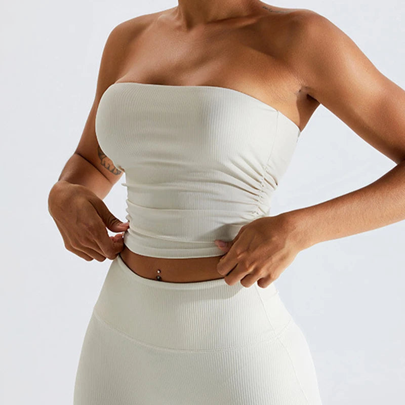 Beyours FlexGlow™ Strapless Yoga Top