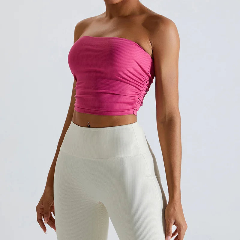 Beyours FlexGlow™ Strapless Yoga Top