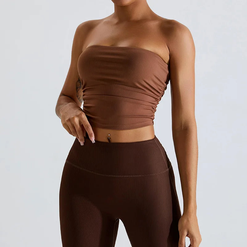 Beyours FlexGlow™ Strapless Yoga Top