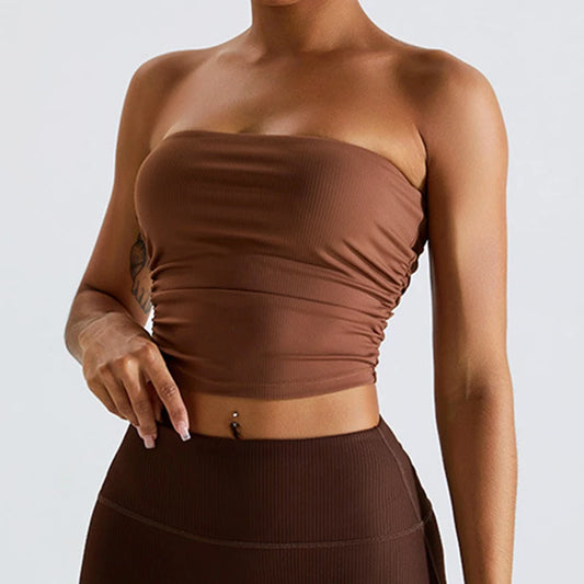 Beyours FlexGlow™ Strapless Yoga Top